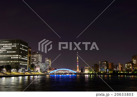 スカイツリーと永代橋 20633803