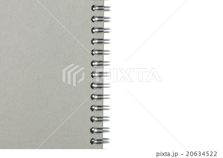 Spiral sketchbook isolated on white background. 20634522