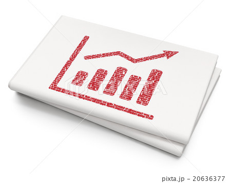 News concept: Growth Graph on Blank Newspaper News concept: Growth Graph on Blank Newspaper 20636377