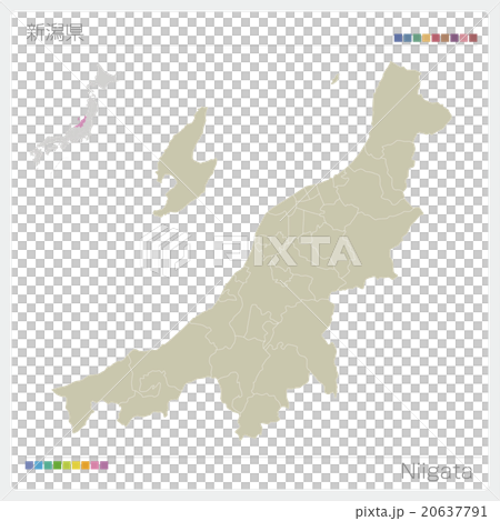 新潟県の地図 20637791