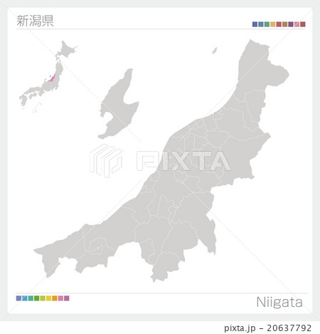 新潟県の地図 20637792