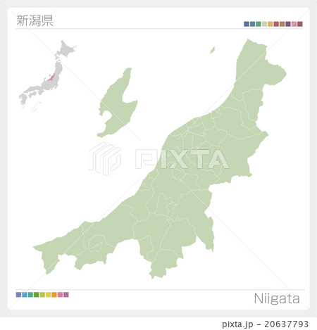 新潟県の地図 20637793