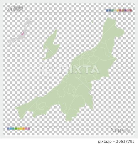 新潟県の地図 20637793