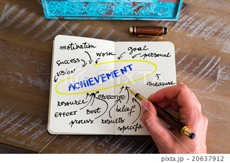 Handwritten text ACHIEVEMENT Handwritten text ACHIEVEMENT 20637912