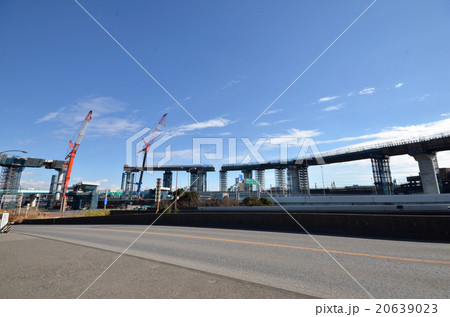 高速道路のジャンクションの工事現場 高速道路のジャンクションの工事現場 20639023