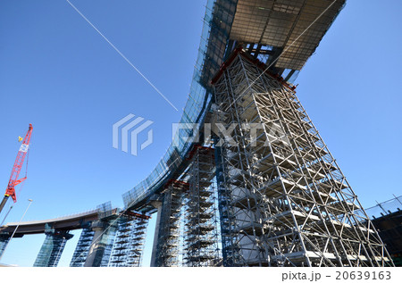 高速道路のジャンクションの工事現場 20639163