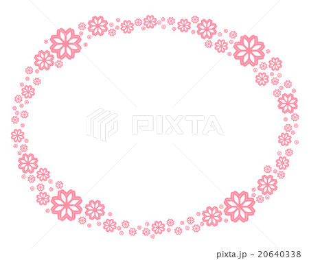 花柄フレーム 20640338