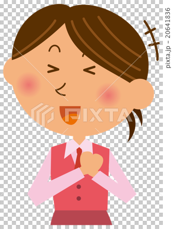 OL“笑”的表達插圖 OL“笑”的表達插圖 20641836