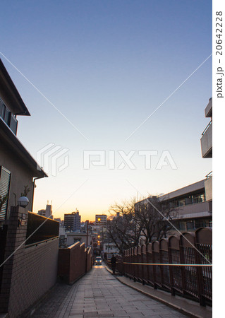 日暮里、富士見坂の夕暮れ 日暮里、富士見坂の夕暮れ 20642228