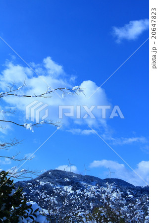 青空と雪景色 20647823