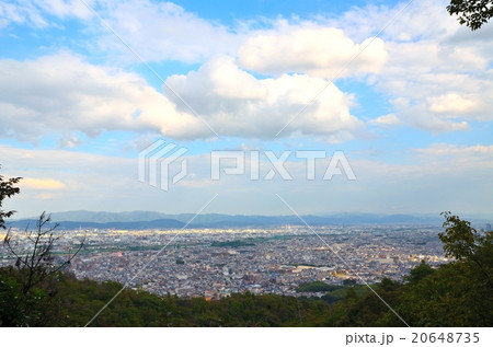 松尾山展望台からみる京都市内風景 20648735