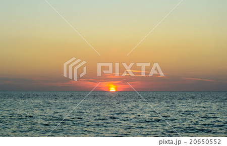 Sunset at Surin beach Phuket in Thailand 20650552