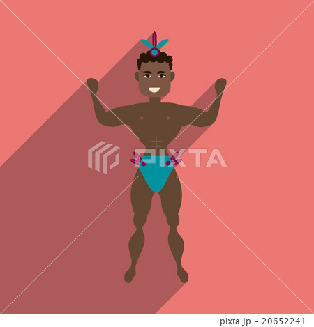 Flat web icon with long shadow dancer man Flat web icon with long shadow dancer man 20652241