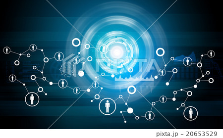 Background with graphical charts 20653529