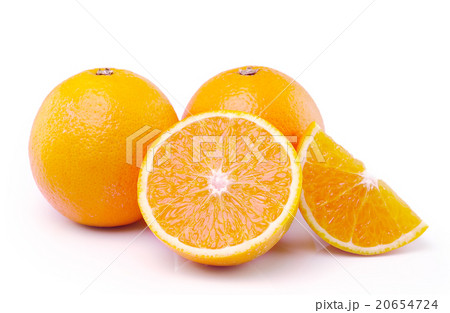 Orange fruit isolated on white background 20654724
