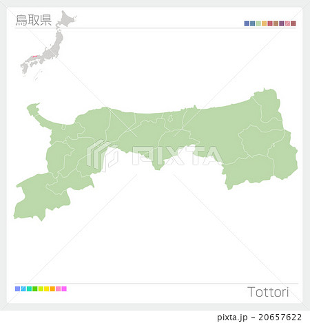鳥取県の地図 鳥取県の地図 20657622