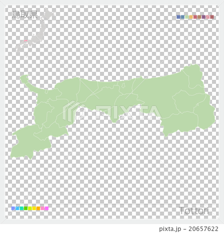 鳥取県の地図 鳥取県の地図 20657622