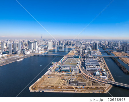 建設中の豊洲新市場 20658943