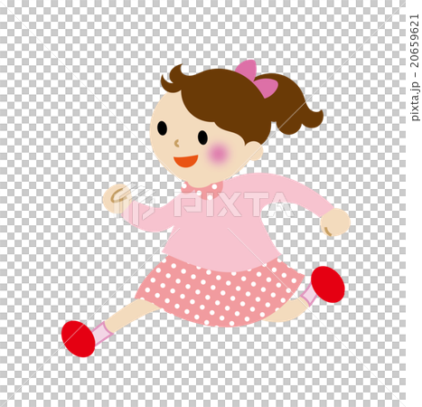 走る女の子 走る女の子 20659621