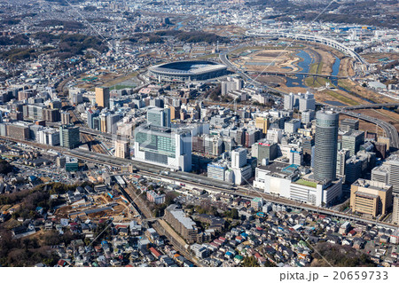 日産スタジアムと新横浜 20659733