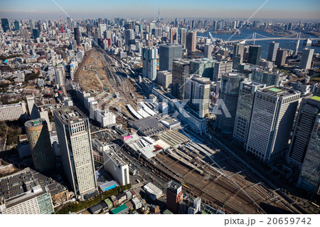 山手線新駅・リニアを向かえる品川駅車両基地跡 20659742