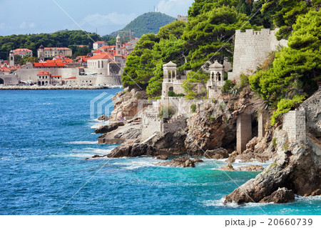 Adriatic Sea Coastline in Dubrovnik Adriatic Sea Coastline in Dubrovnik 20660739