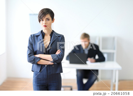 Portrait of a young businesswoman leader 20661058