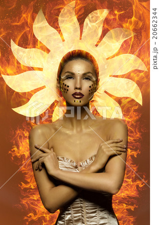 Beautiful sun girl Beautiful sun girl 20662344