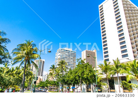 【ハワイ】ワイキキ・カラカウア通り 【ハワイ】ワイキキ・カラカウア通り 20663330