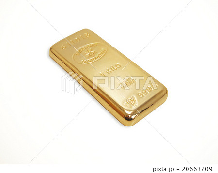 金のインゴット1kgの写真素材 [20663709] - PIXTA
