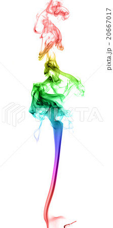 Abstract multicolored smoke 20667017