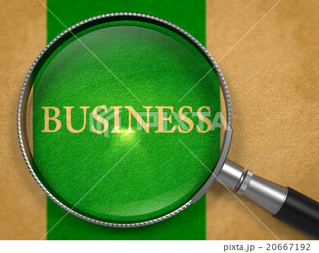 Business through Magnifying Glass. Business through Magnifying Glass. 20667192