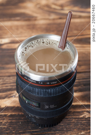 Coffee in a lens 20667460
