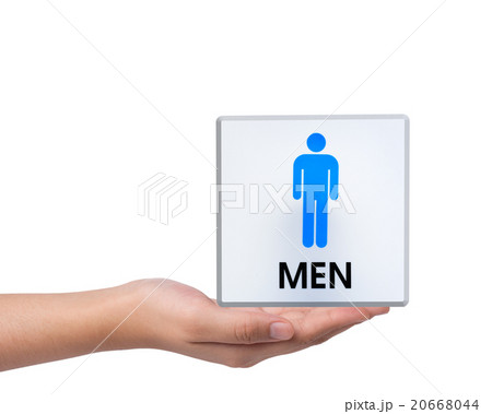 Restroom  sign Made of plastic 20668044