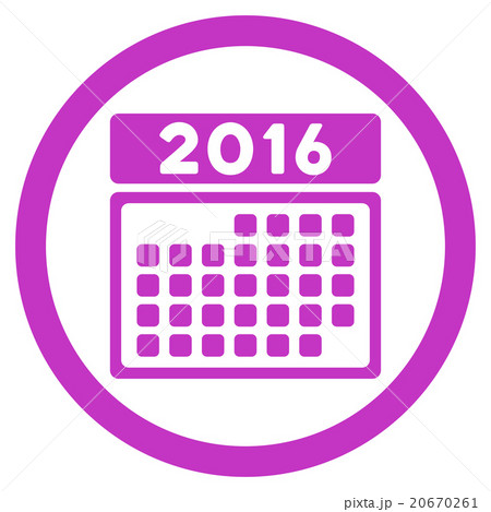 2016 Month Organizer Icon 2016 Month Organizer Icon 20670261