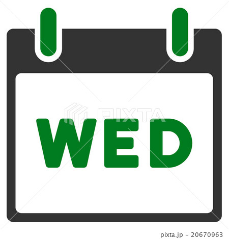 Wednesday Flat Icon Wednesday Flat Icon 20670963