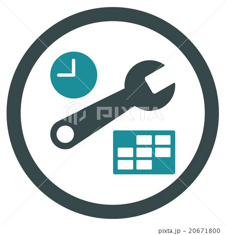 Date And Time Setup Icon Date And Time Setup Icon 20671800