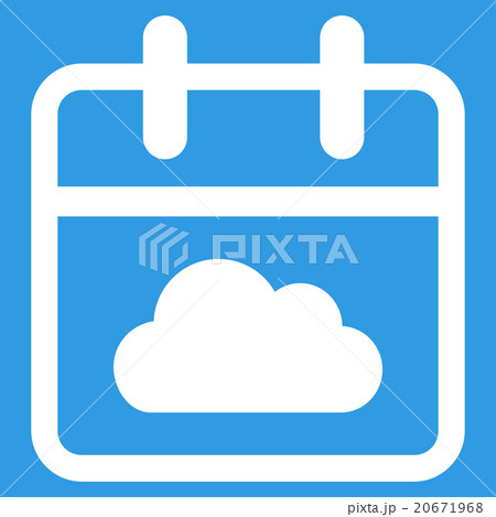 Cloudy Date Icon 20671968