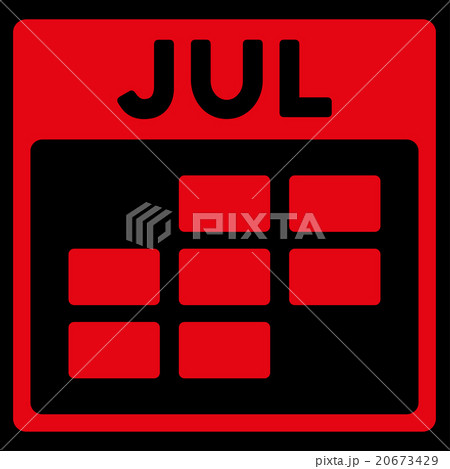 July Flat Icon 20673429