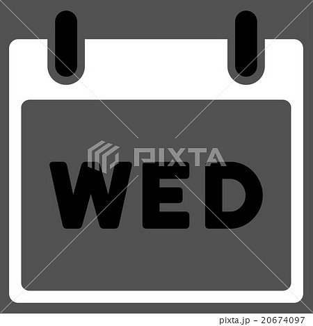 Wednesday Flat Icon Wednesday Flat Icon 20674097