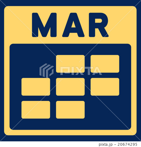 March Flat Icon 20674295