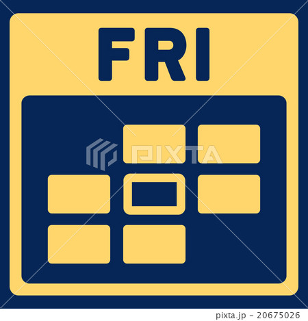 Friday Flat Icon Friday Flat Icon 20675026