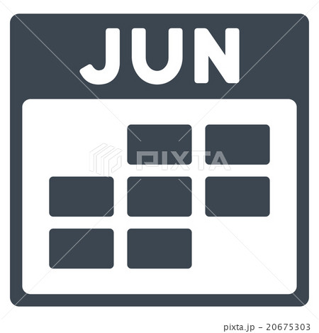 June Flat Icon June Flat Icon 20675303