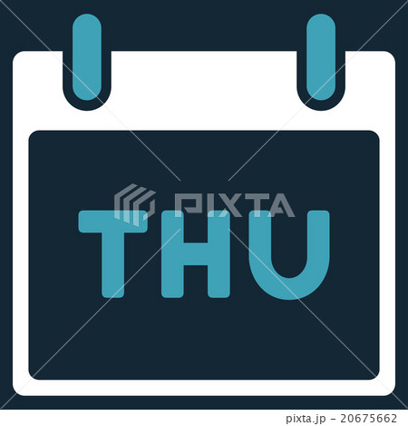 Thursday Flat Iconのイラスト素材 [20675662] - PIXTA