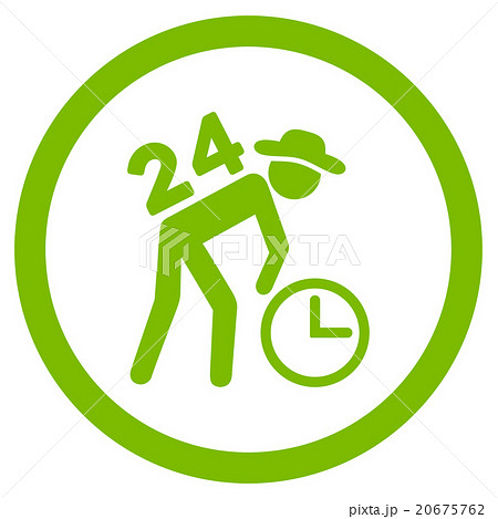Around The Clock Work Icon 20675762