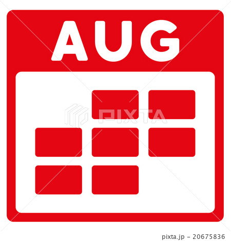 August Flat Icon 20675836