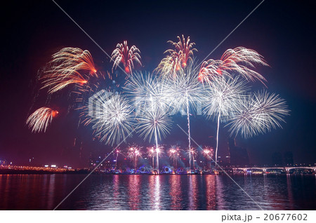 Firework festival in Korea. 20677602