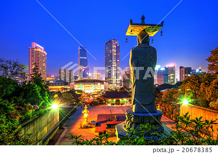 Bongeunsa Temple in Seoul, Korea. 20678385
