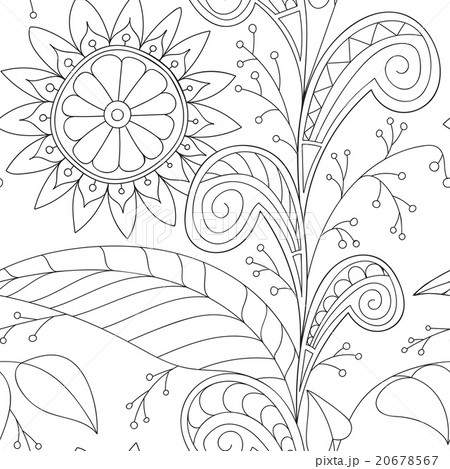 Drawing doddle seamless pattern Drawing doddle seamless pattern 20678567