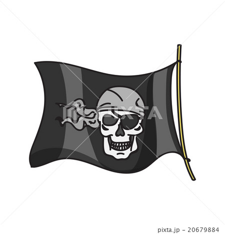 waving pirate flag jolly roger 20679884